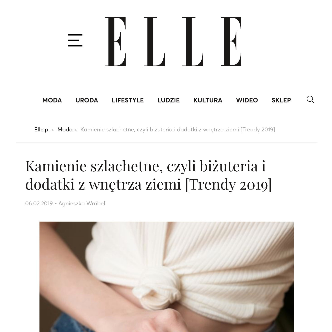 ELLE Online Poland, February 2019