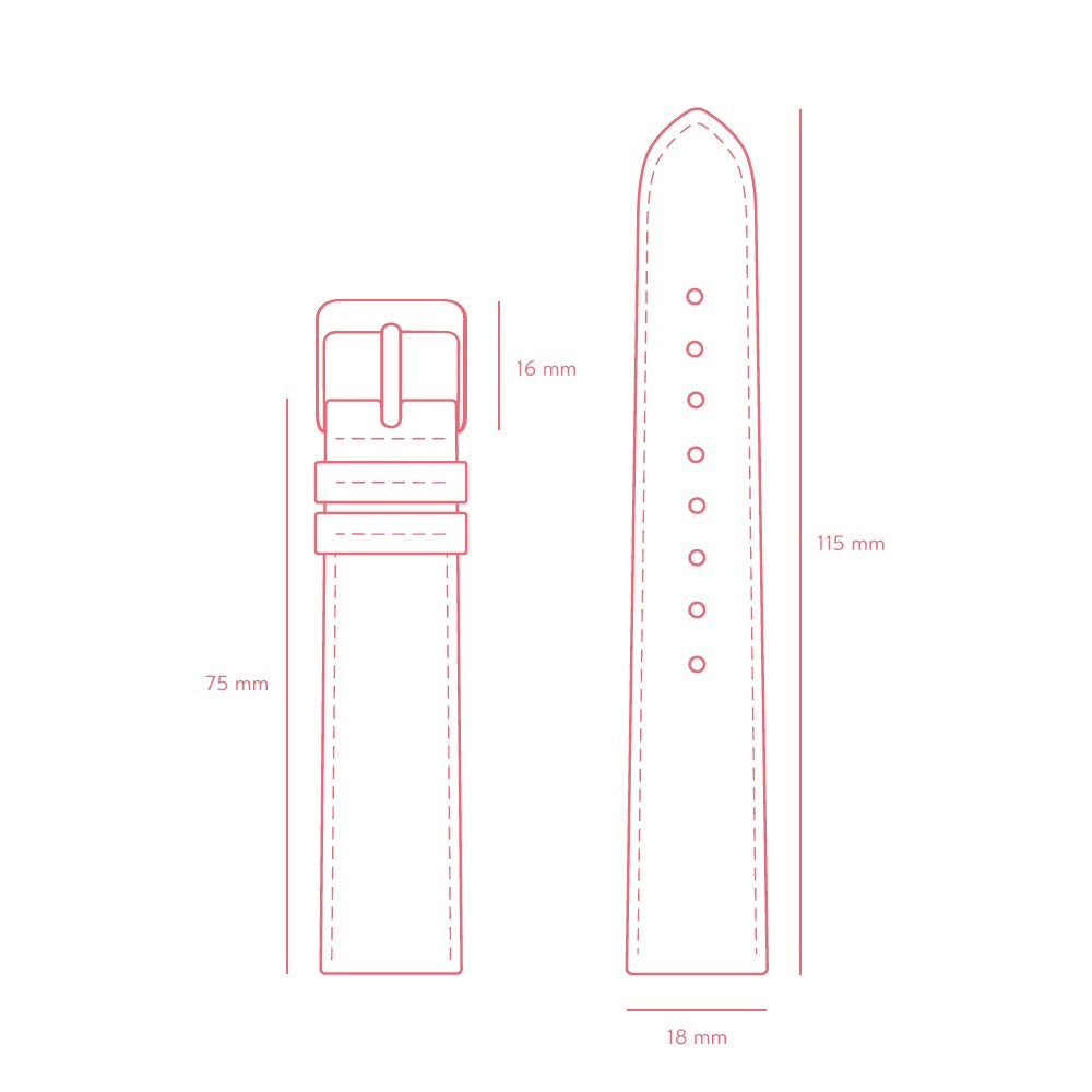 Dusty Rose Watch Strap