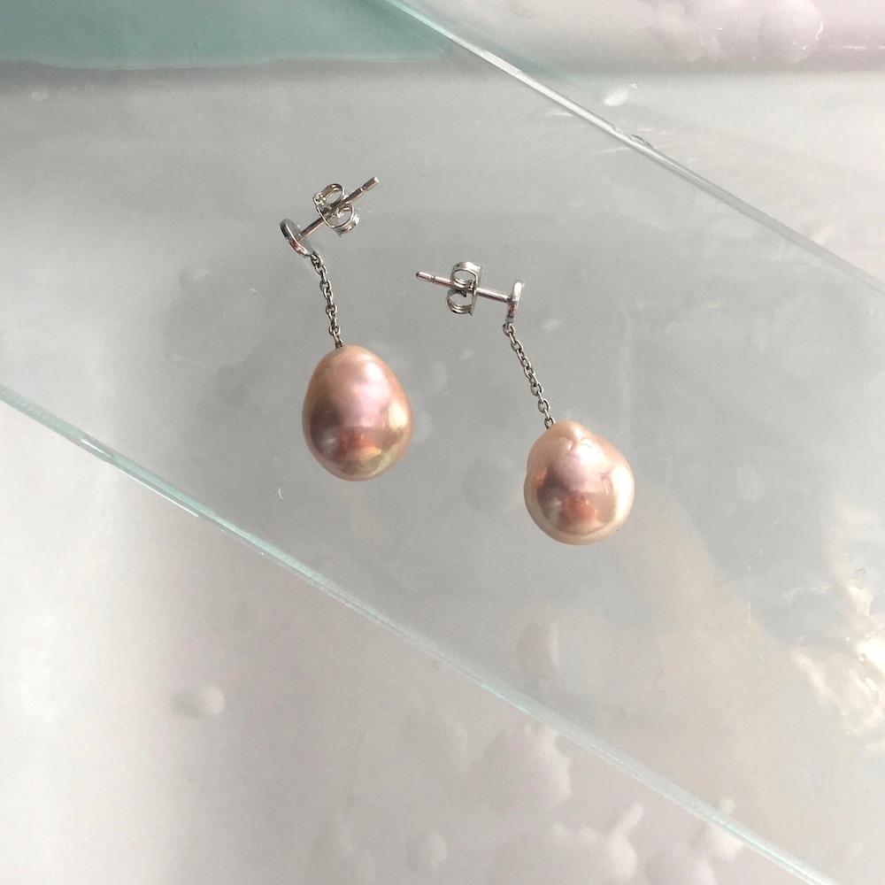 BAROQUE PEARL SET (Silver)