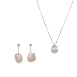 BAROQUE PEARL SET (Silver)